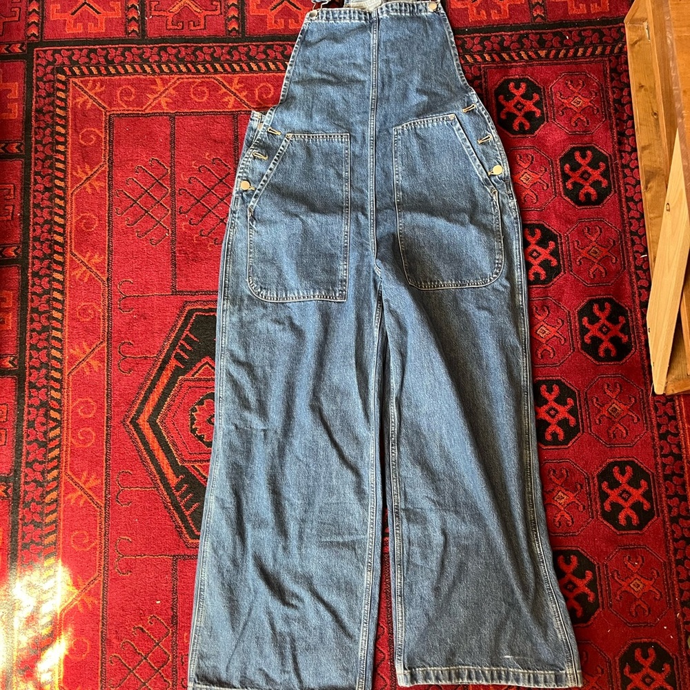 Women's Blue Denim Overalls